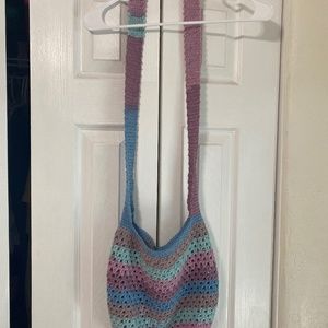 Hand crochet bag